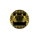 Gold Medusa Golf Ball Marker