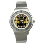 Gold Medusa Stainless Steel Watch