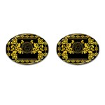 Gold Medusa Cufflinks (Oval)