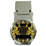 Gold Medusa Money Clip Watch