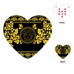 Gold Medusa Playing Cards (Heart)