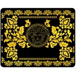 Gold Medusa Fleece Blanket (Medium)