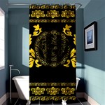 Gold Medusa Shower Curtain 36  x 72  (Stall)