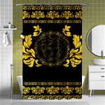 Gold Medusa Shower Curtain 48  x 72  (Small)