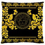 Gold Medusa Large Cushion Case (One Side)