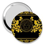 Gold Medusa 3  Handbag Mirror