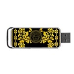 Gold Medusa Portable USB Flash (One Side)