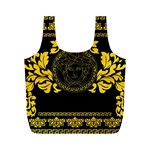 Gold Medusa Full Print Recycle Bag (M)