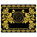 Gold Medusa Double Sided Flano Blanket (Medium)