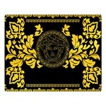 Gold Medusa Double Sided Flano Blanket (Large)