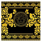 Gold Medusa Large Satin Scarf (Square)