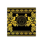 Gold Medusa Satin Bandana Scarf