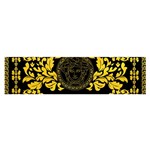 Gold Medusa Satin Scarf (Oblong)