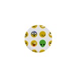 Emoji Happy Face 1  Mini Button