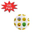 Emoji Happy Face 1  Mini Magnet (100 pack) 