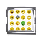 Emoji Happy Face Mega Link Italian Charm (18mm)