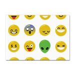 Emoji Happy Face Sticker A4 (10 pack)