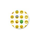 Emoji Happy Face Golf Ball Marker