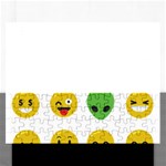 Emoji Happy Face Jigsaw Puzzle (Rectangular)