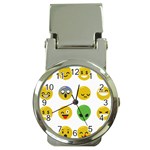 Emoji Happy Face Money Clip Watch