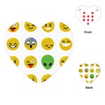 Emoji Happy Face Playing Cards (Heart)