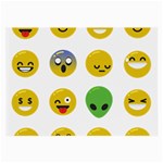 Emoji Happy Face Large Glasses Cloth