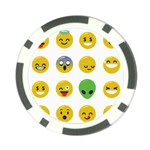 Emoji Happy Face Poker Chip Card Guard