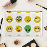 Emoji Happy Face Cosmetic Bag (Large)