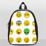 Emoji Happy Face School Bag (Small)