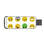 Emoji Happy Face Portable USB Flash (One Side)