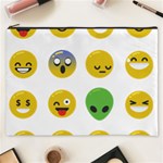 Emoji Happy Face Cosmetic Bag (XXXL)