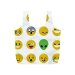 Emoji Happy Face Full Print Recycle Bag (S)