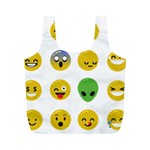 Emoji Happy Face Full Print Recycle Bag (M)