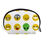 Emoji Happy Face Accessory Pouch (Large)