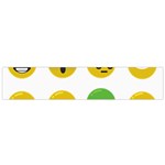 Emoji Happy Face Flano Scarf (Small)