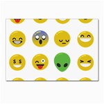 Emoji Happy Face Postcard 4  x 6 