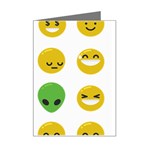 Emoji Happy Face Mini Greeting Card