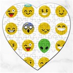 Emoji Happy Face Jigsaw Puzzle (Heart)