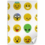 Emoji Happy Face Canvas 20  x 30 