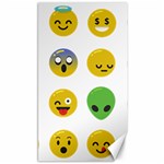 Emoji Happy Face Canvas 40  x 72 