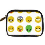 Emoji Happy Face Digital Camera Leather Case