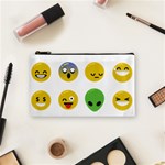 Emoji Happy Face Cosmetic Bag (Small)