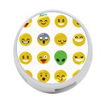 Emoji Happy Face 4-Port USB Hub (One Side)