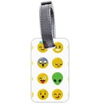 Emoji Happy Face Luggage Tag (two sides)