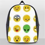 Emoji Happy Face School Bag (XL)