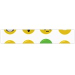 Emoji Happy Face Flano Scarf (Large)