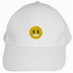 Money Eyes Emoji White Cap