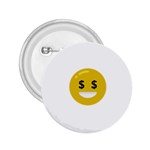 Money Eyes Emoji 2.25  Button