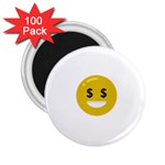 Money Eyes Emoji 2.25  Magnet (100 pack) 