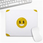 Money Eyes Emoji Large Mousepad